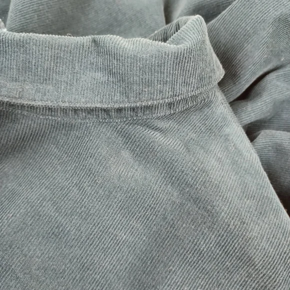 Wrap London Corduroy Shirt Dress Size 2 Women Cotton Long Sleeve Color Deep Teal - Picture 12 of 16